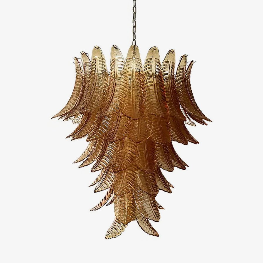 WOW Amber Leaf Cascade Gorgeous Chandelier-Wow1103