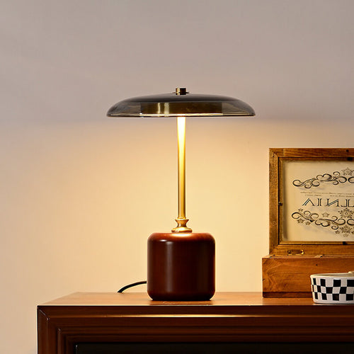 Retro Solid Wood Table Lamp