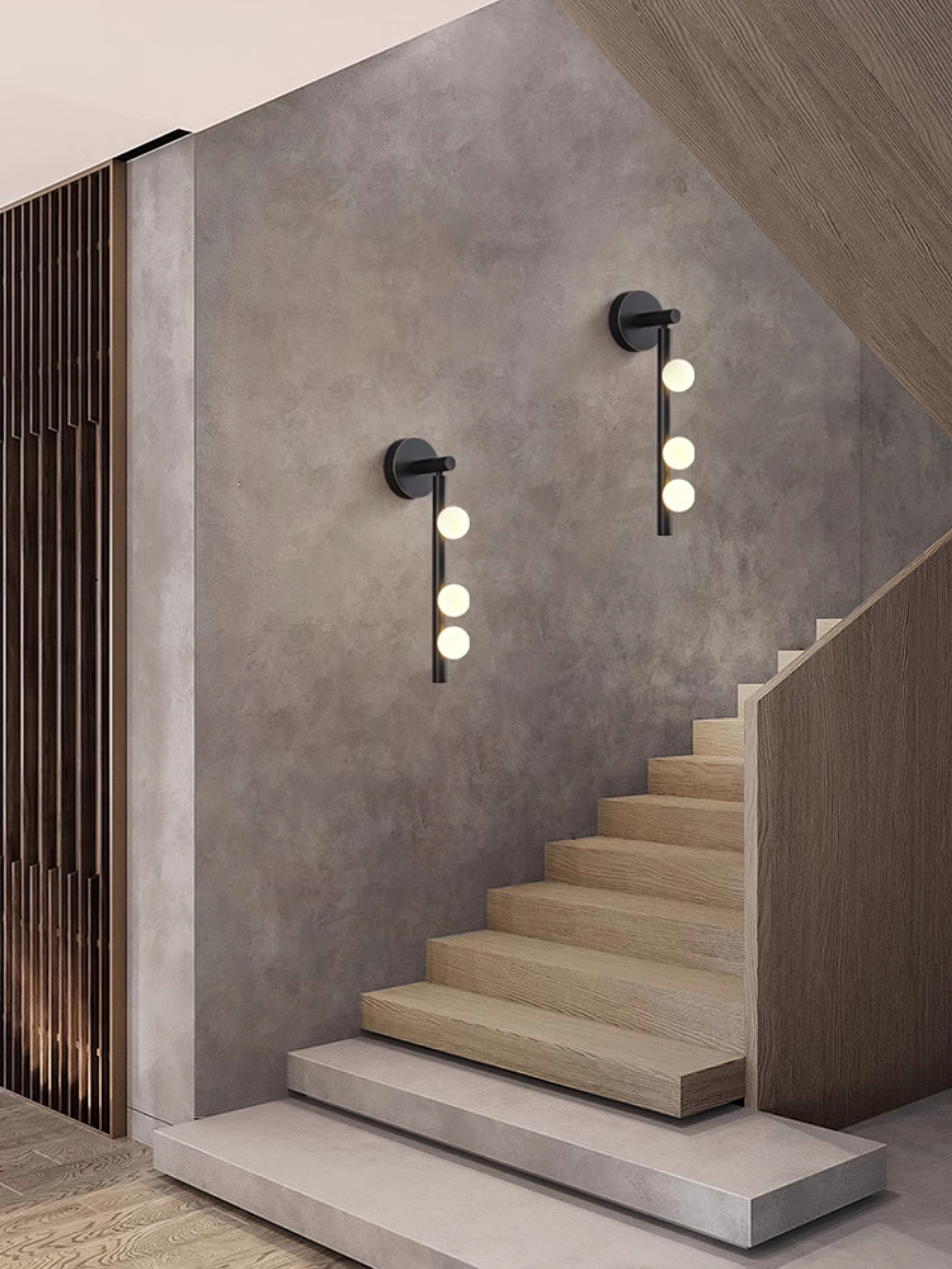 WOW Brass Glass Tube Plug-in Wall Lamp