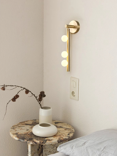 WOW Brass Glass Tube Wall Lamp