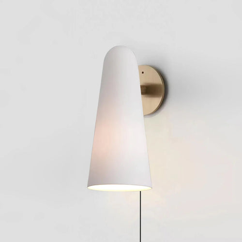 WOW Conical Glass Plug-in Wall Lamp