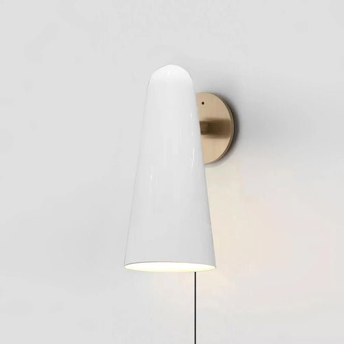 WOW Conical Glass Plug-in Wall Lamp