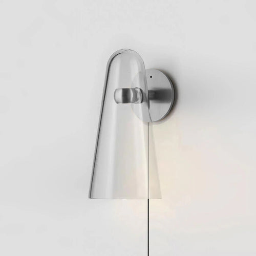 WOW Conical Glass Plug-in Wall Lamp