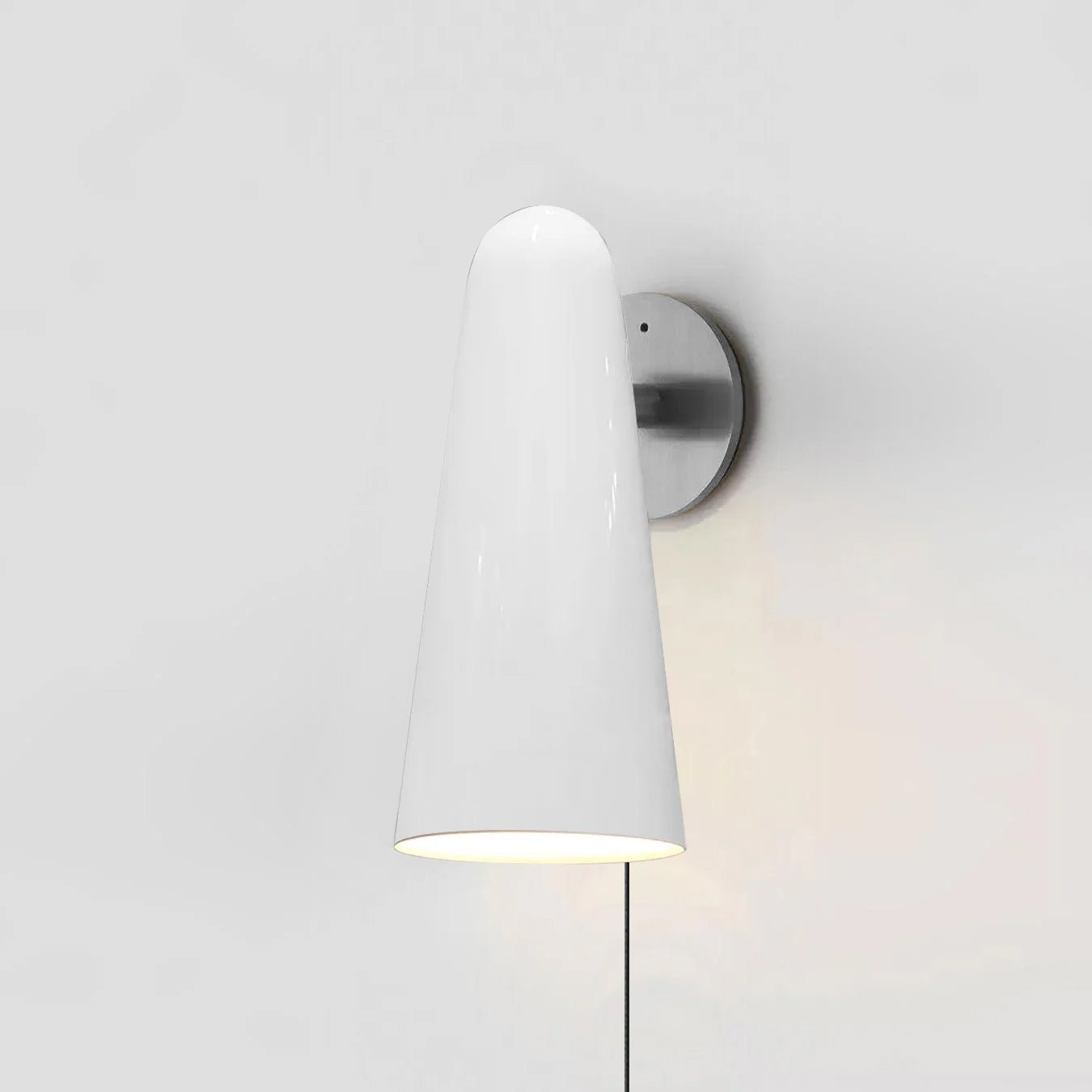 WOW Conical Glass Plug-in Wall Lamp