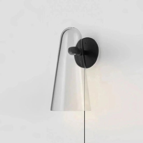 WOW Conical Glass Plug-in Wall Lamp