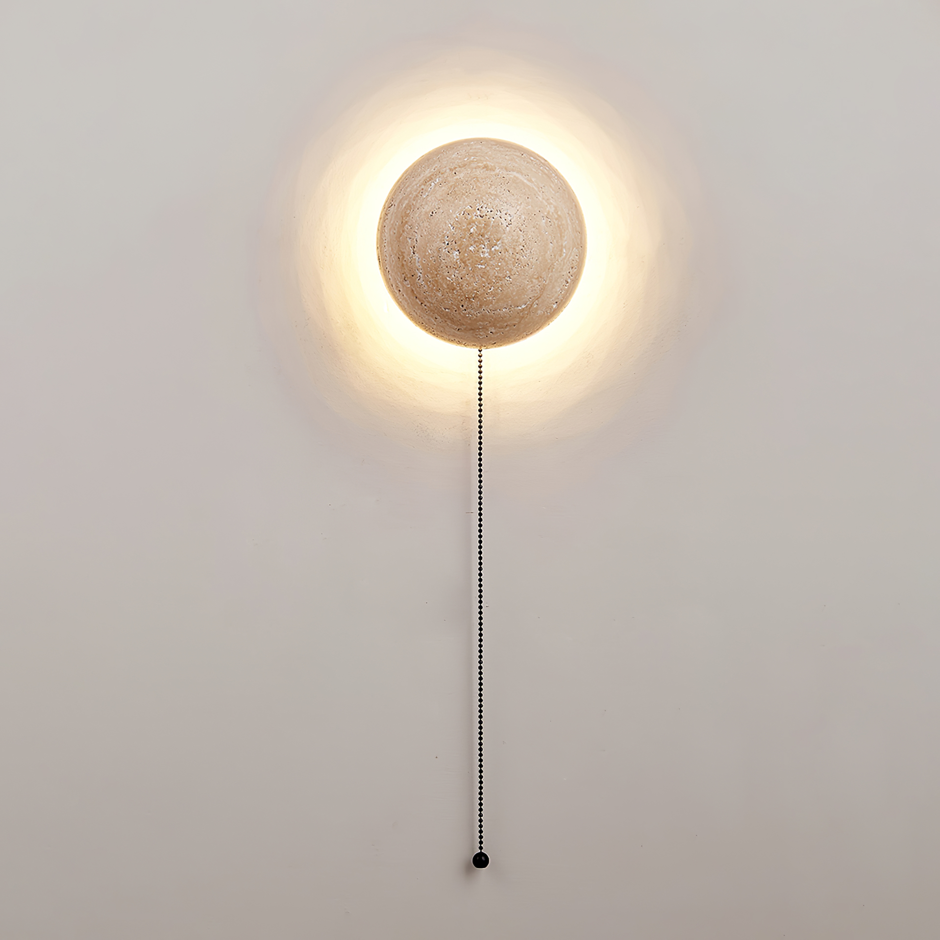 WOW Luna Travertine Wall Light