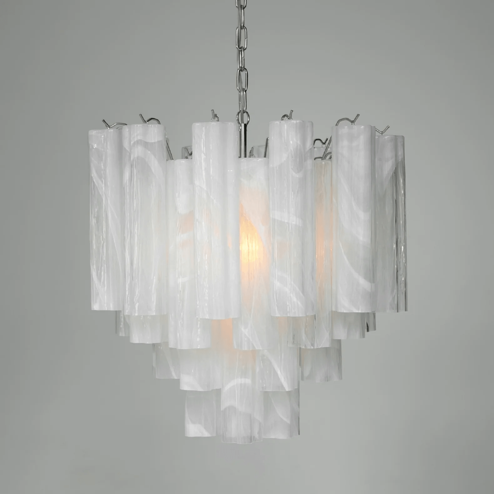WOW Frosted Glass Tubes Gorgeous Chandelier-WOW5246