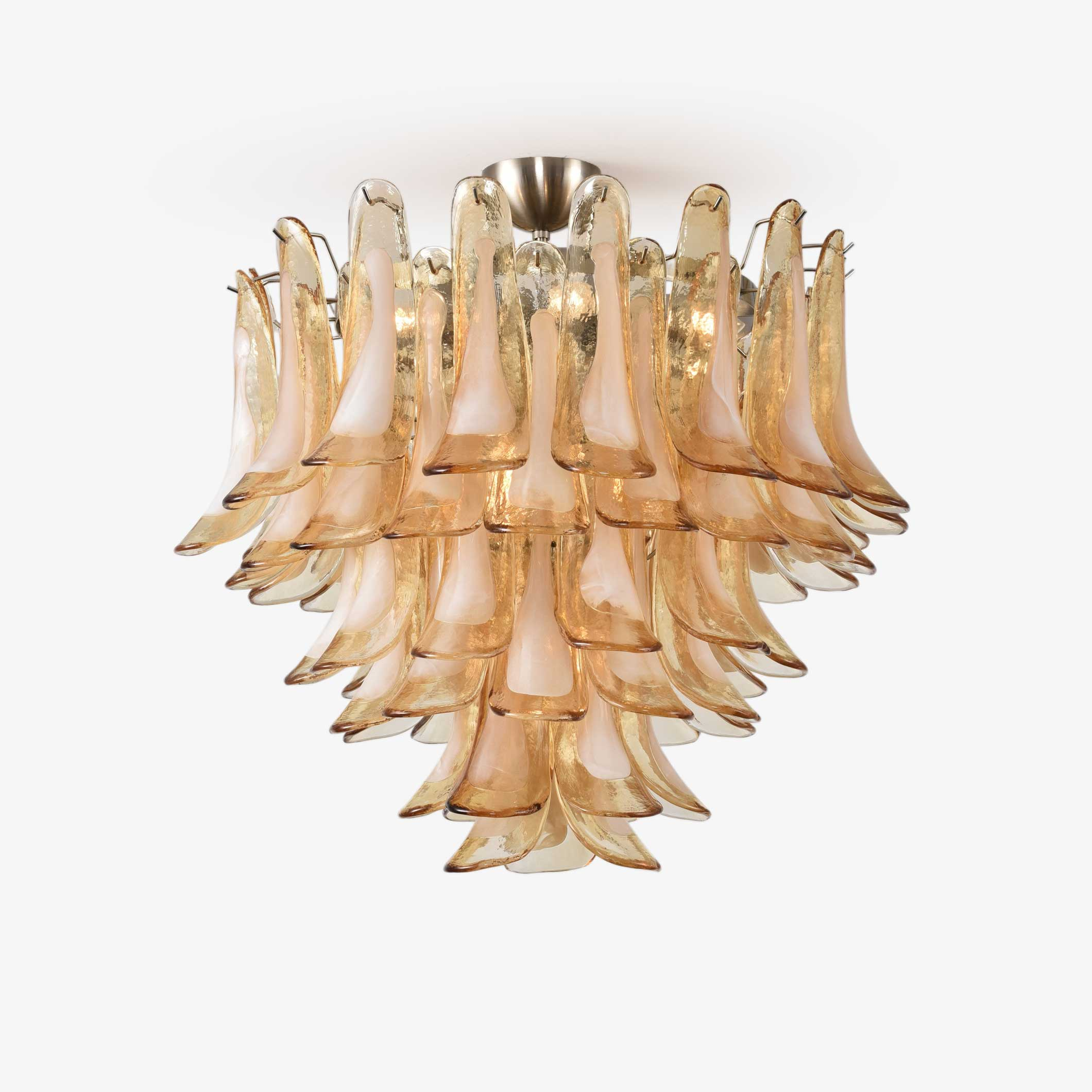 WOW Amber Petal Glass Gorgeous Ceiling Lamp-Wow5610