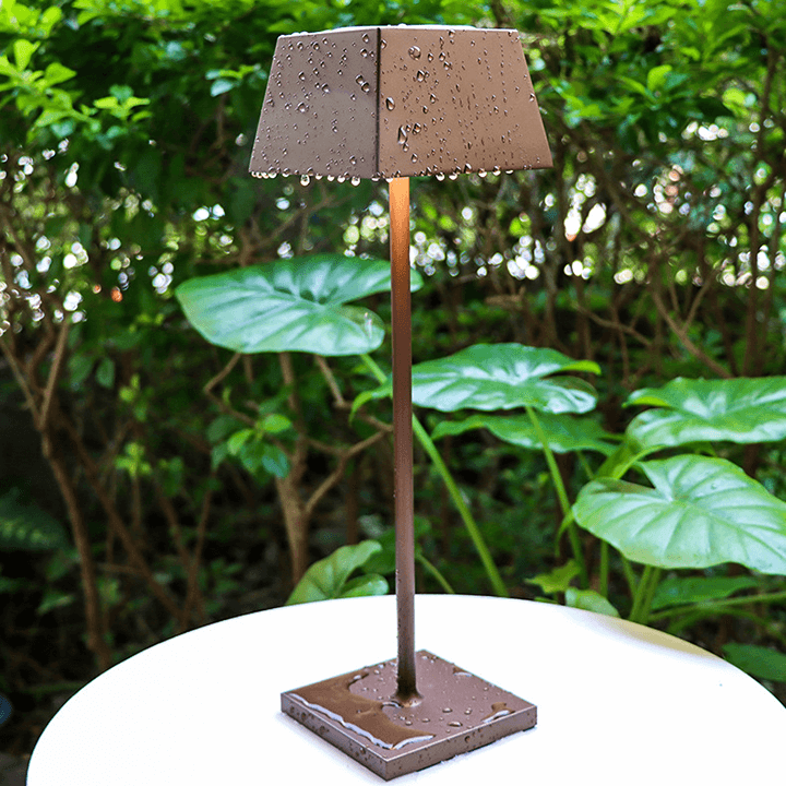 Rechargeable Dimmable Cordless Metal Table Lamp