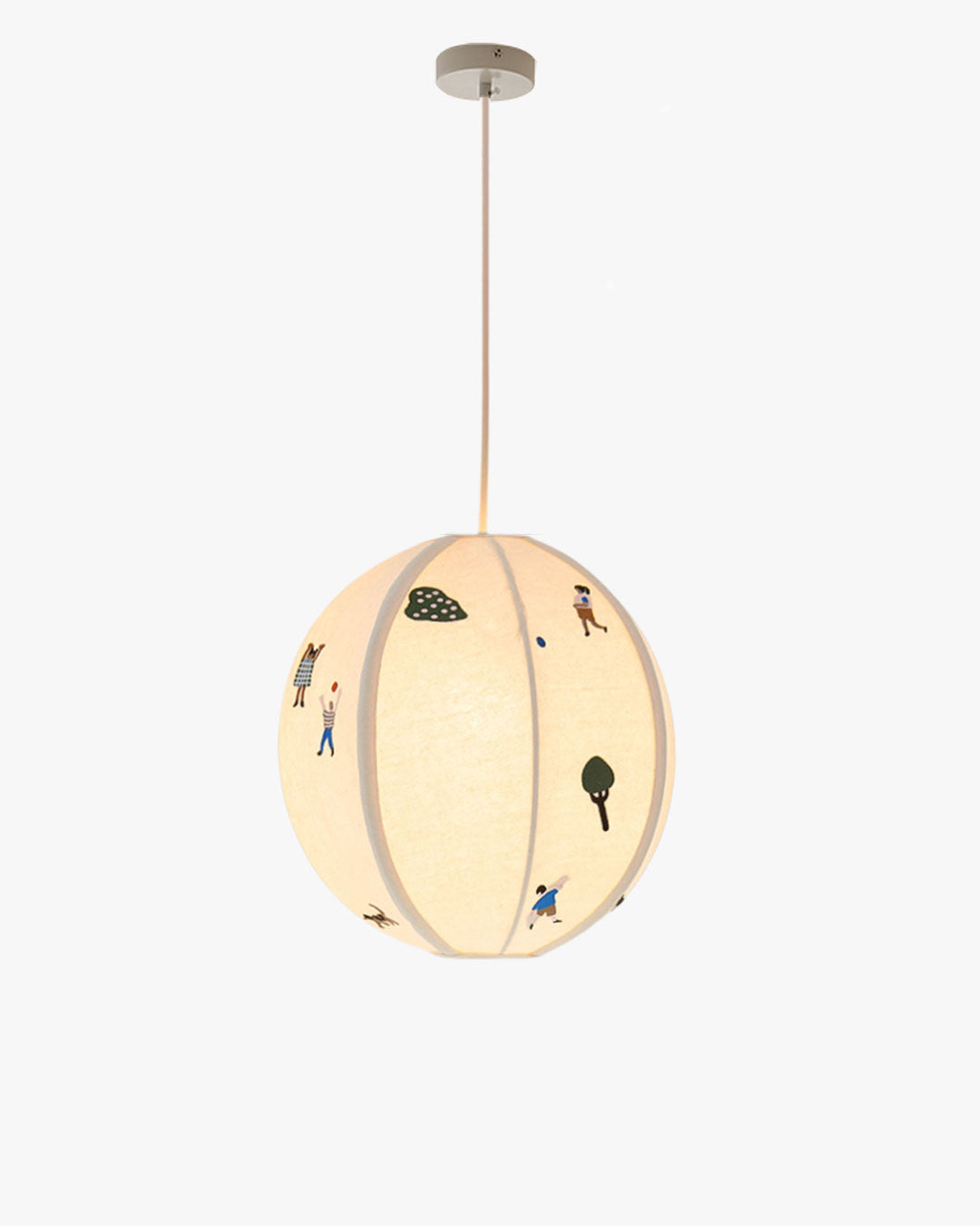 WOW Fabric Globe Pendant Light-wow2945