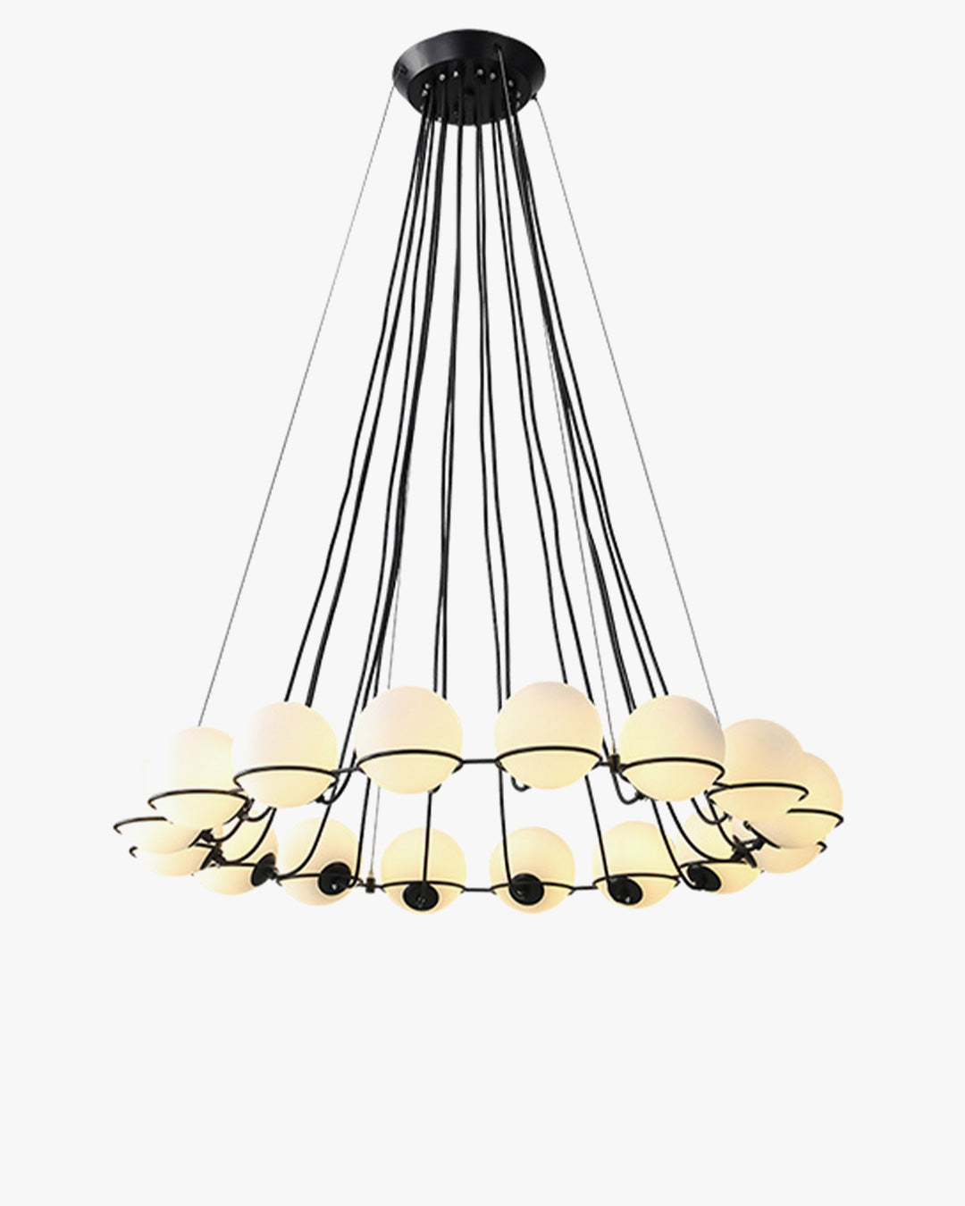 WOW Glass Globe Round Chandelier-wow2623