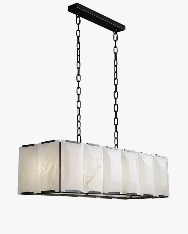 WOW Rectangular Alabaster Chandelier-wow2847