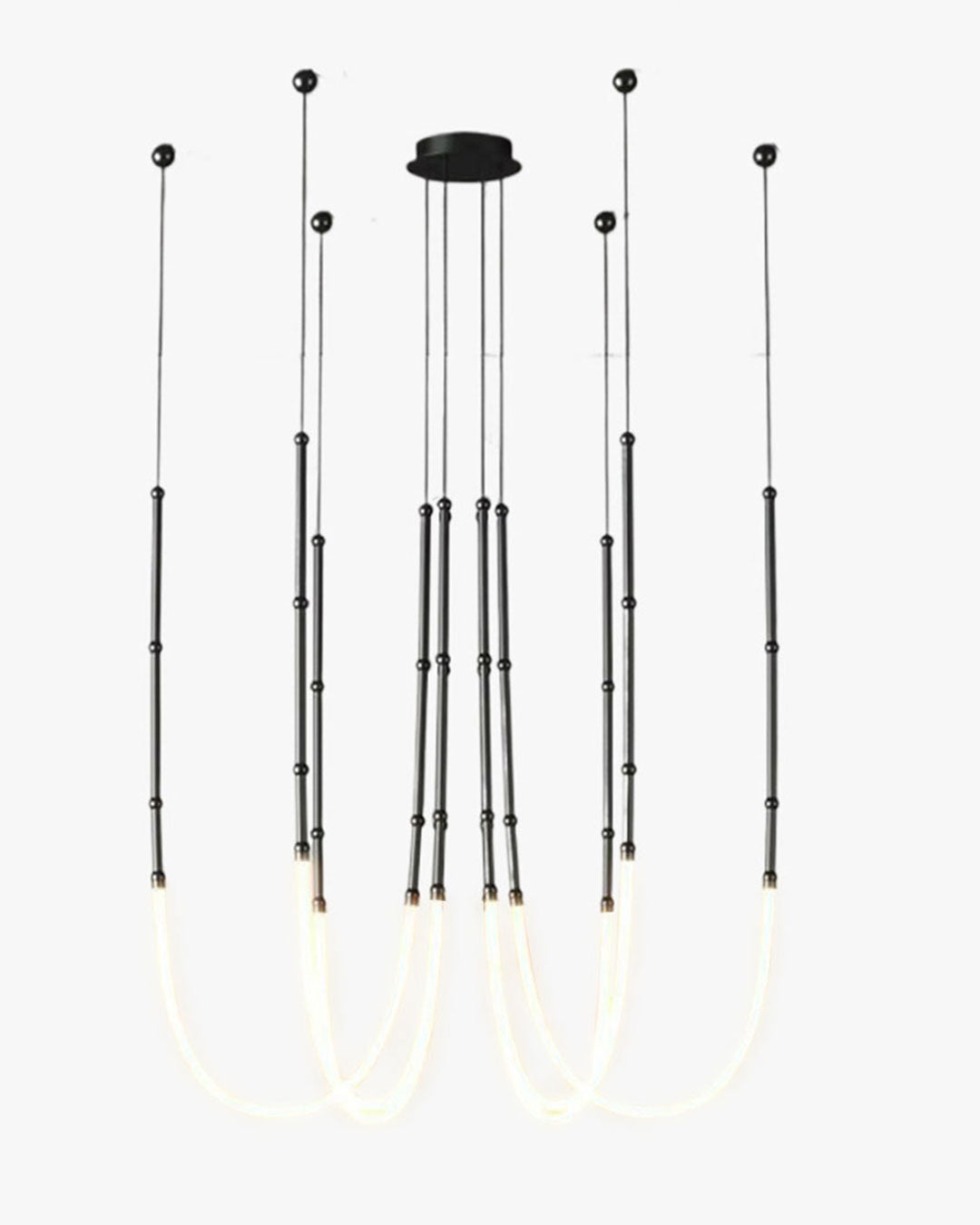 WOW Bamboo Rope LED Chandelier-wow2752