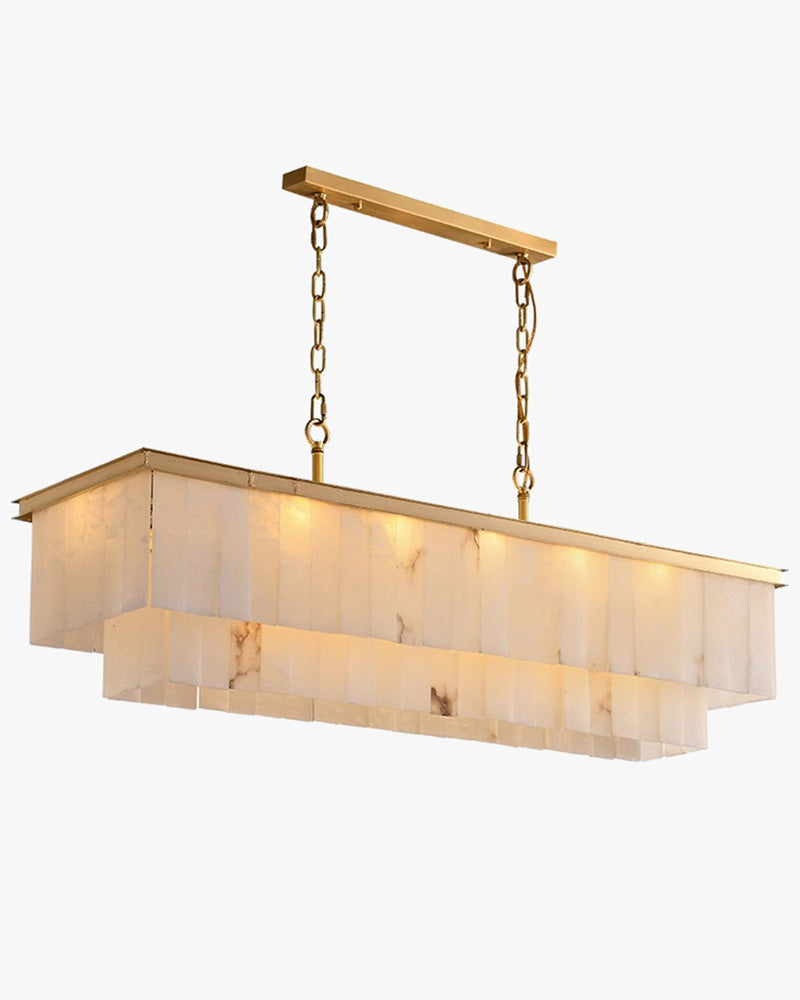 WOW Rectangular Alabaster Chandelier-wow2854