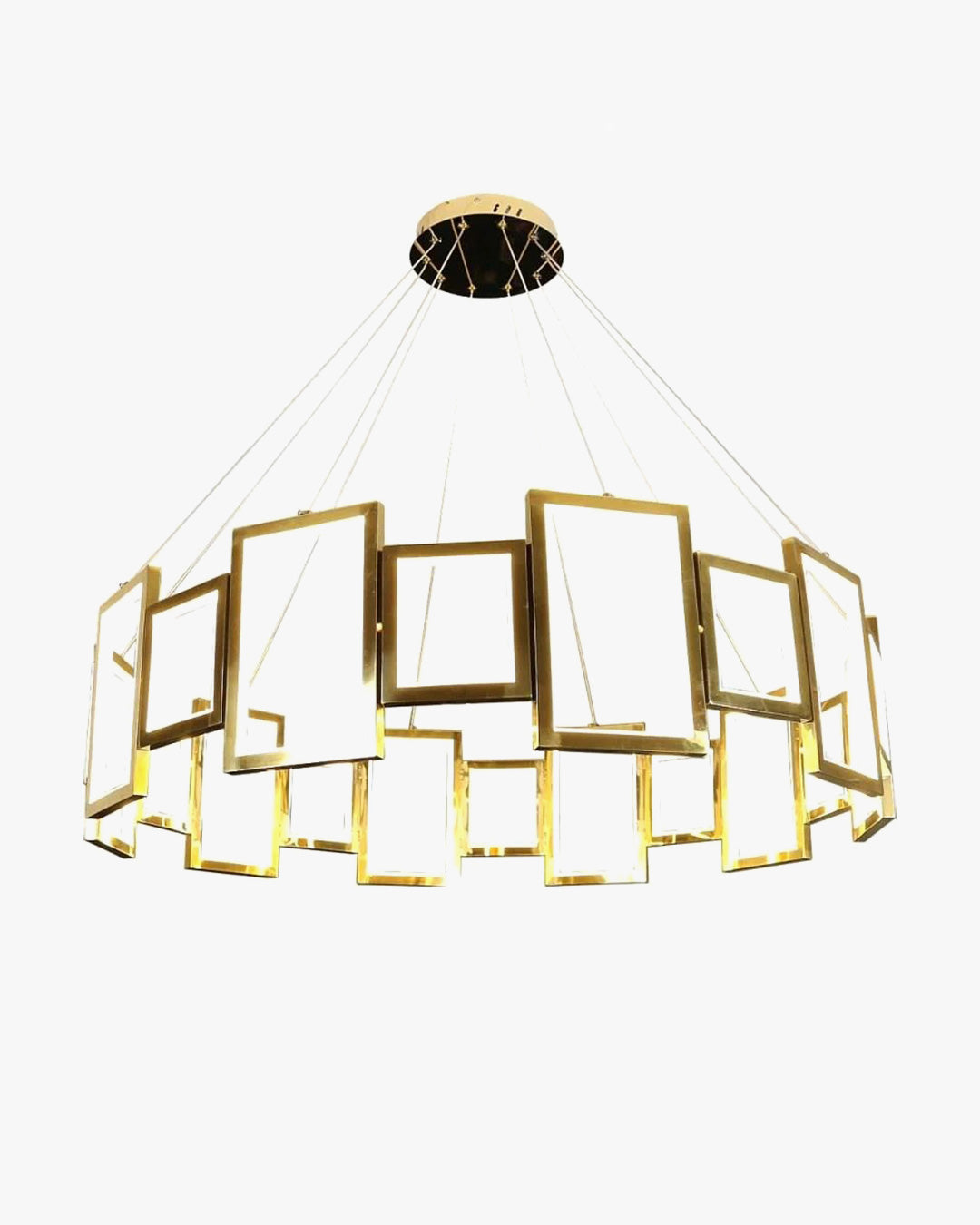 WOW Rectangular Led Round Chandelier-wow2778