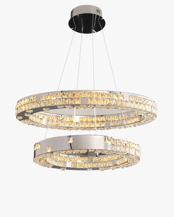 WOW Tiered Circular Crystal Chandelier-wow2544