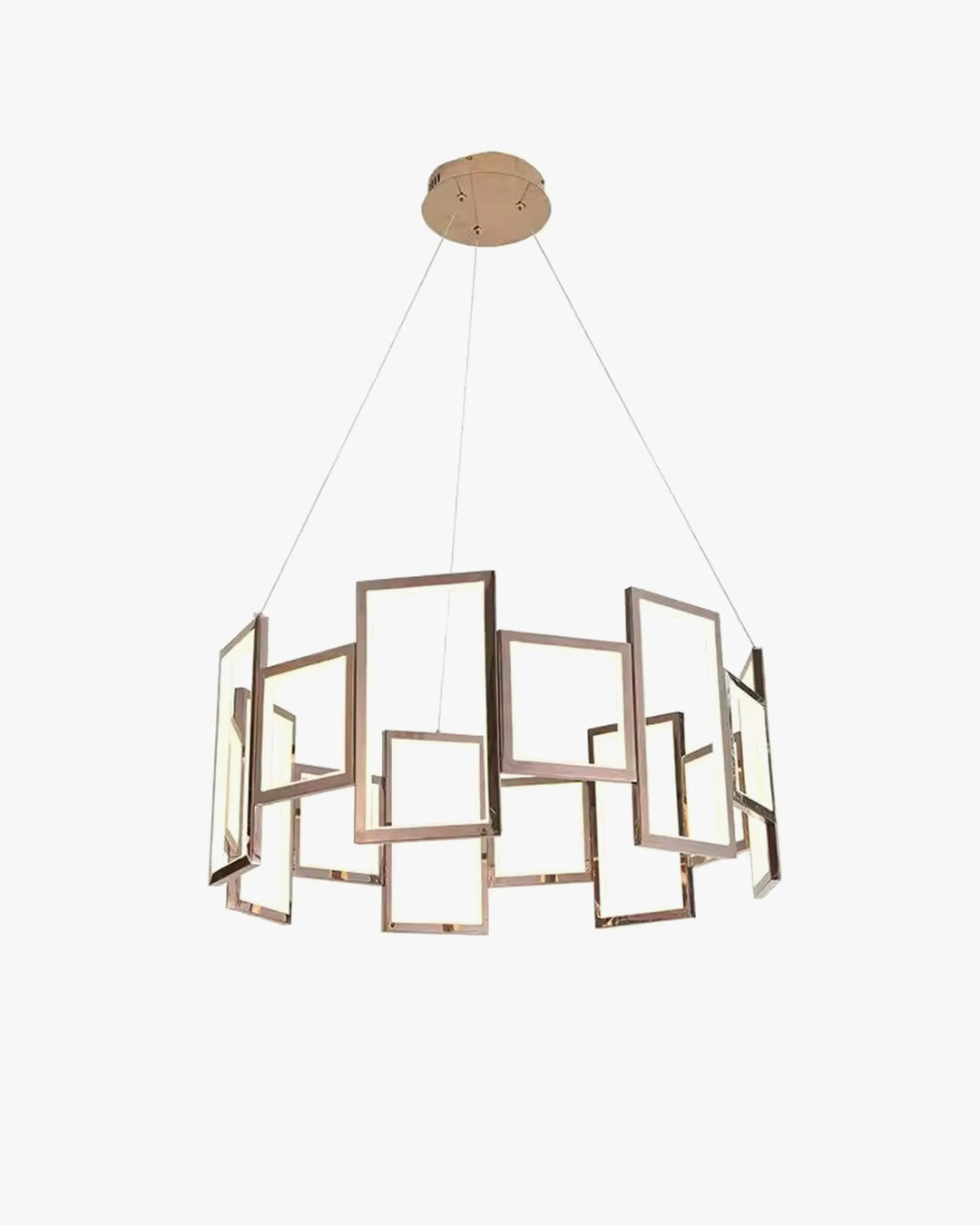WOW Rectangular Led Round Chandelier-wow2778