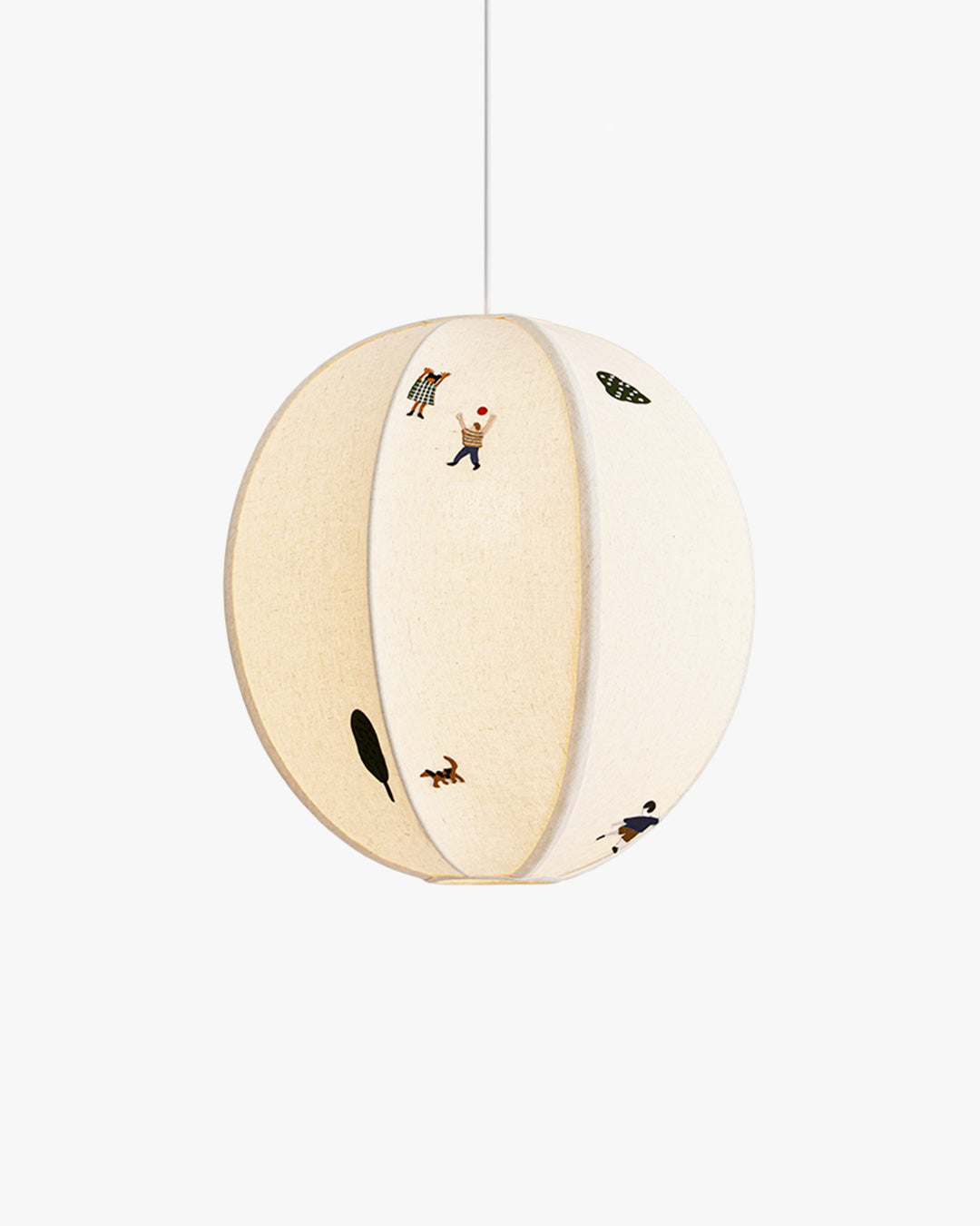 WOW Fabric Globe Pendant Light-wow2945