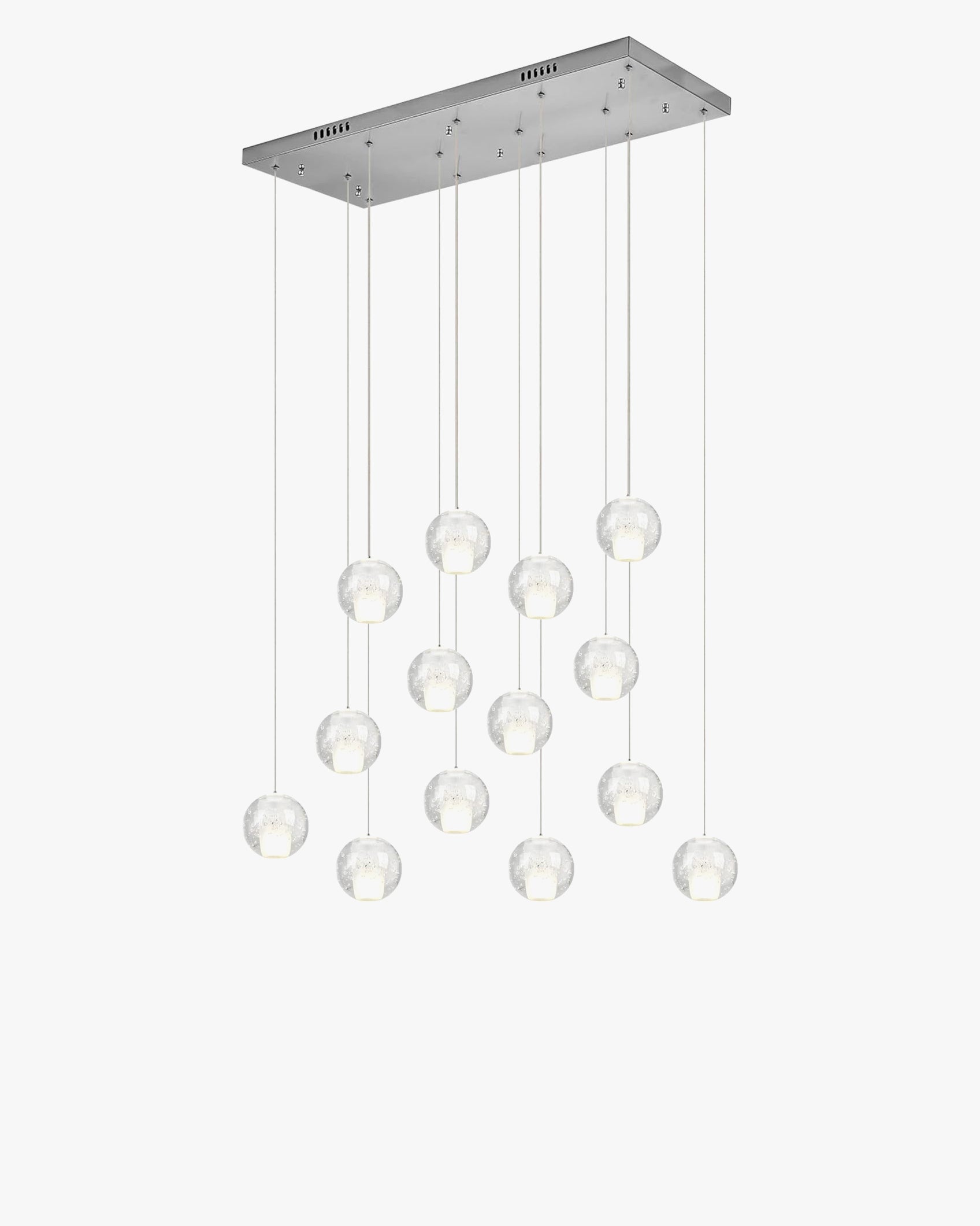 WOW Cascading Glass Ball Dining Room Chandelier-wow2648