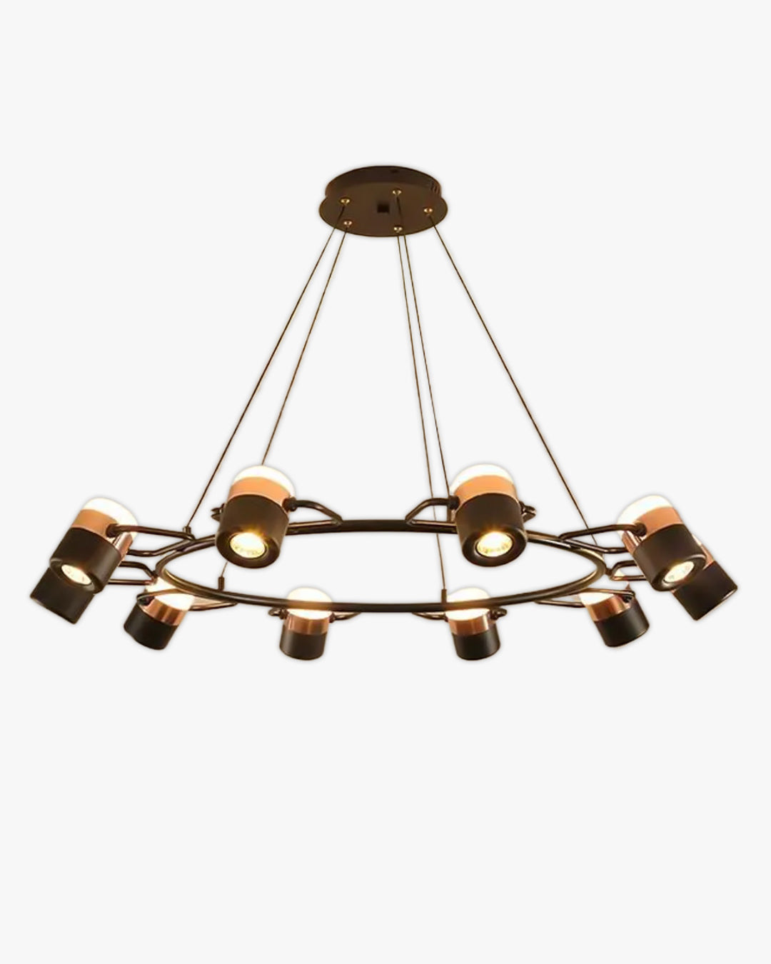 WOW Adjustable Rose Gold Round Chandelier-wow2645