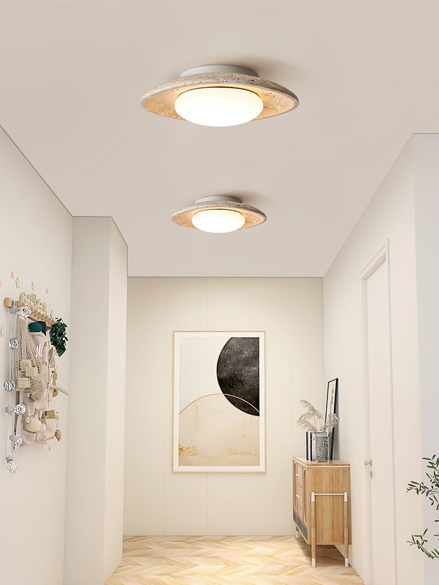 WOW Luma Travertine Ceiling Light