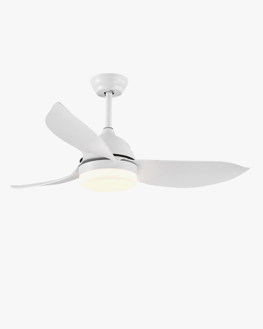 WOW White Modern Ceiling Fan Lamp-wow5109