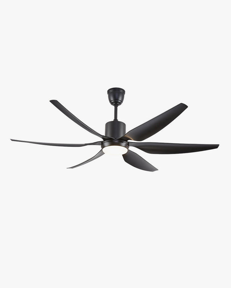 WOW 5 Black Blade Large Ceiling Fan Lamp-wow5042