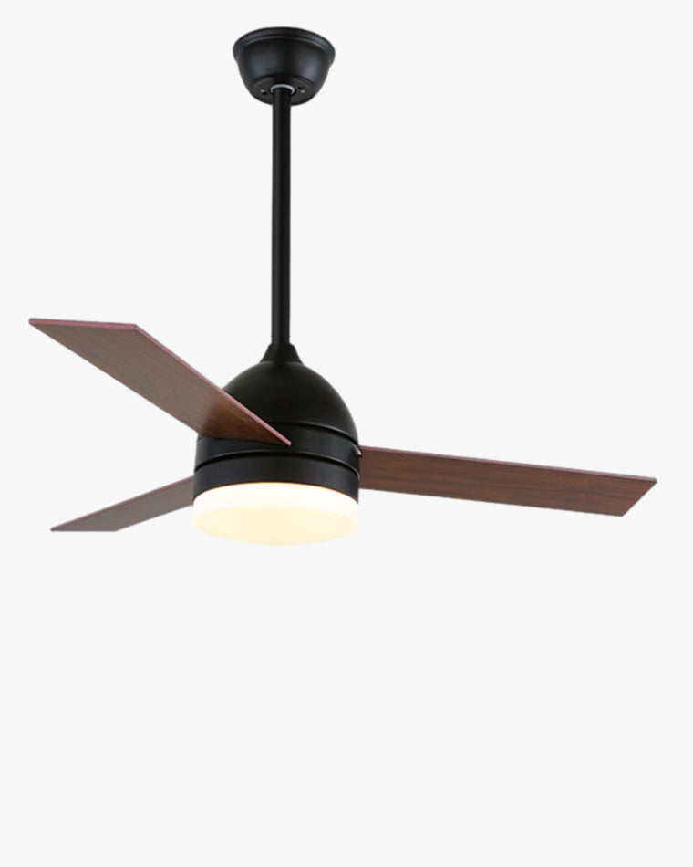 WOW 3 Wood Blade Ceiling Fan Lamp-wow5001