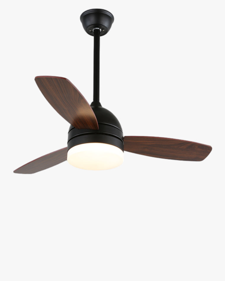 WOW 3 Wood Blade Ceiling Fan Lamp-wow5001