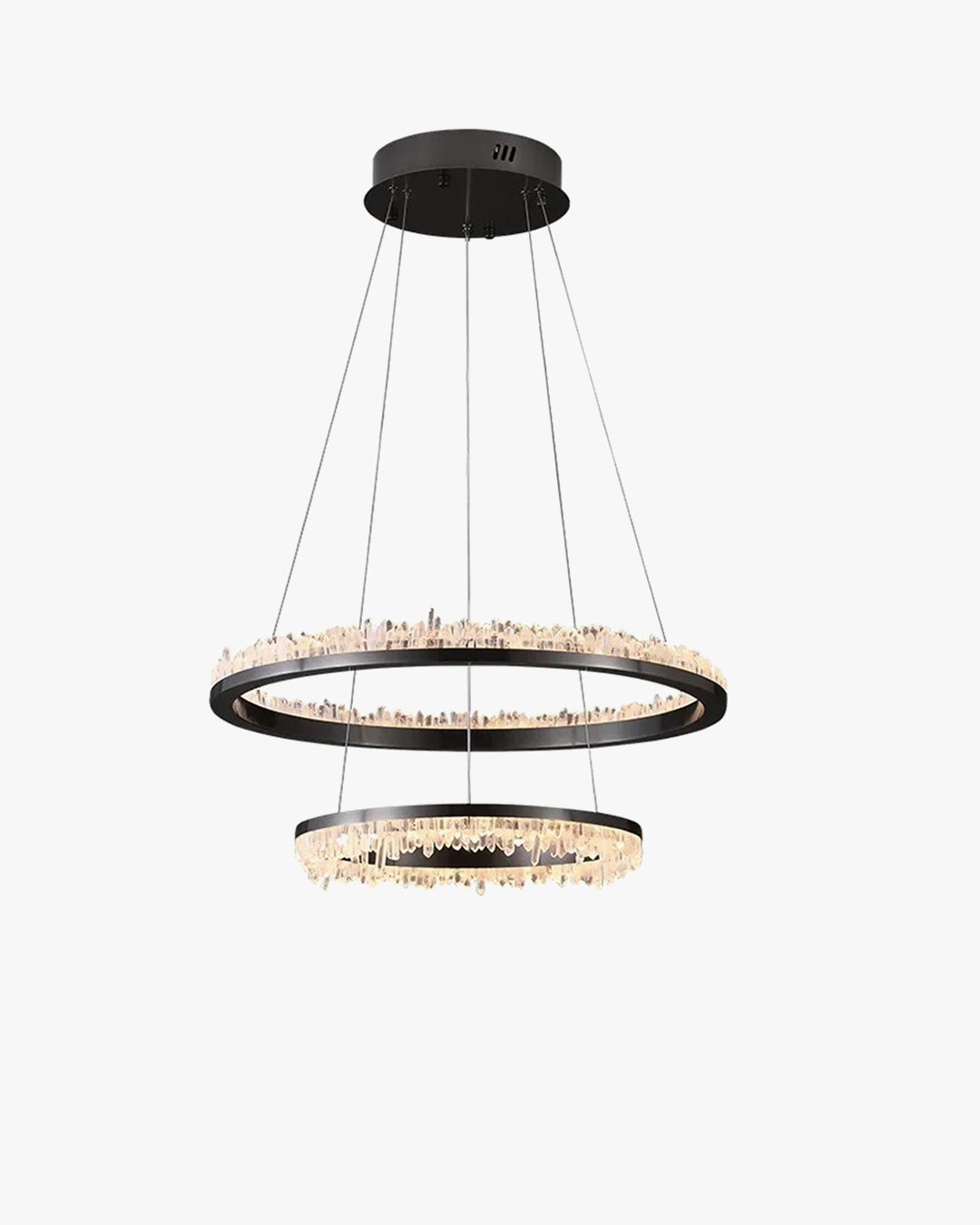 WOW Rock Crystal Circular Led Chandelier-wow2715