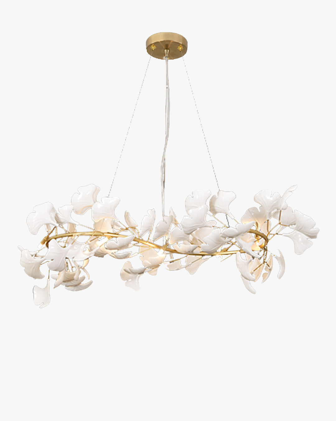 WOW S-shaped Gingko Chandelier-wow2417