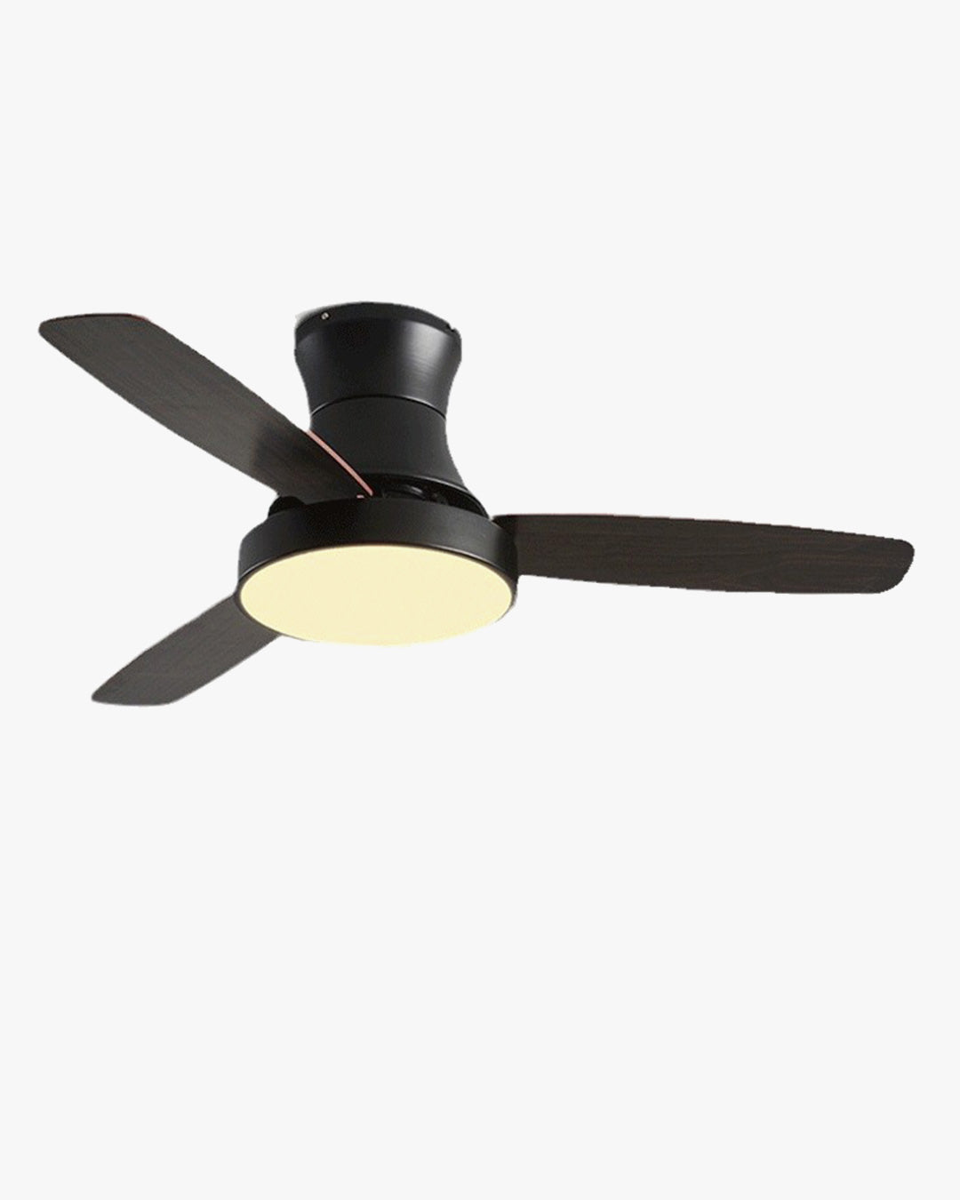 WOW Black Low Profile Ceiling Fan Lamp-wow5053