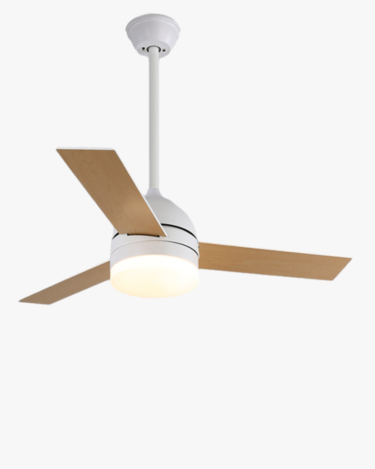 WOW 3 Wood Blade Ceiling Fan Lamp-wow5001