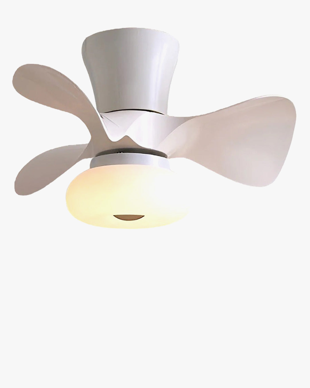 WOW Small White Ceiling Fan Lamp-wow5094