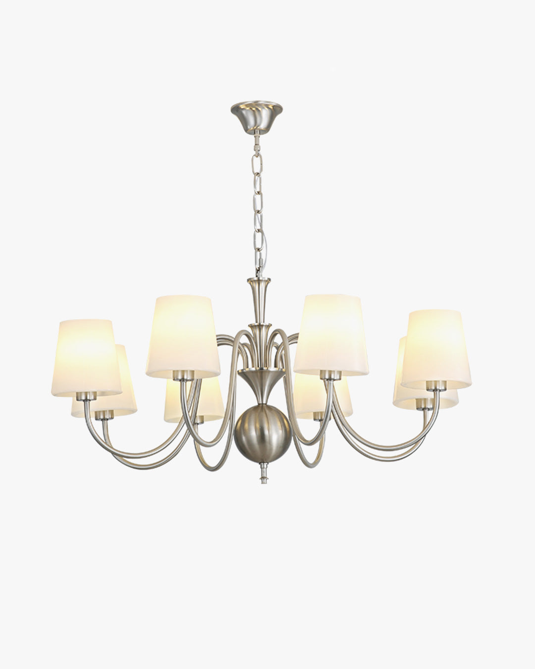 WOW Glass Shaded Arm Chandelier-wow2946