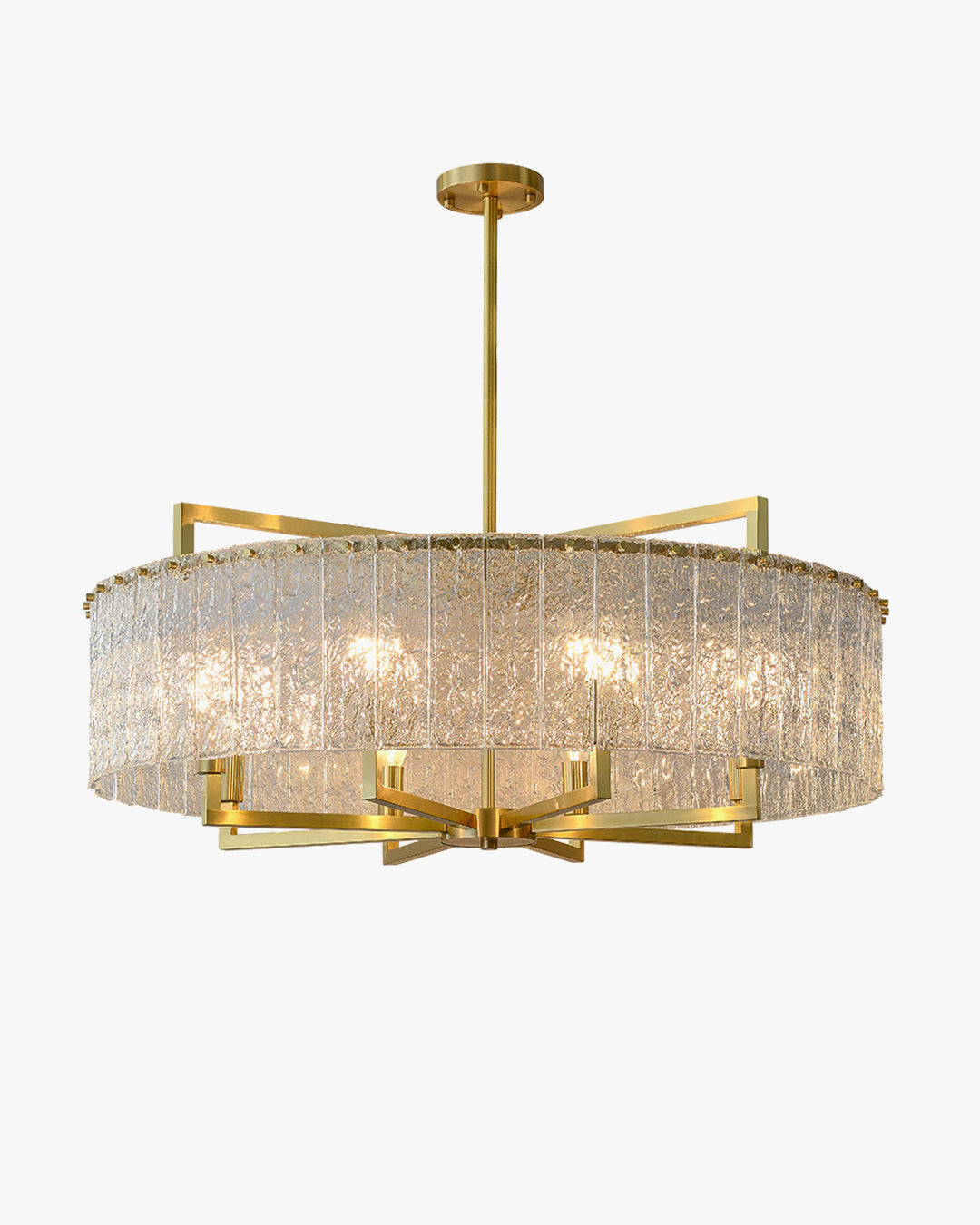 WOW Textured Glass Round Chandelier-wow2619