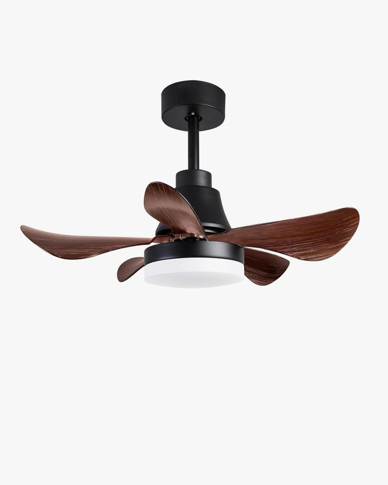 WOW Small Modern Farmhouse Ceiling Fan Lamp-wow5044