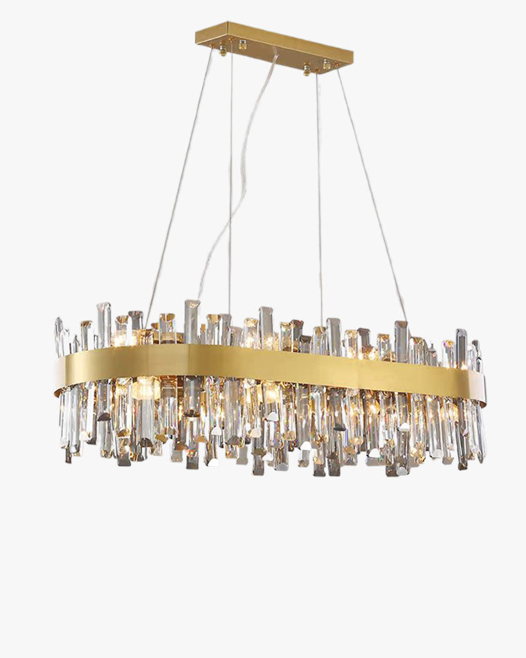 WOW Long Oval Crystal Chandelier-wow2486
