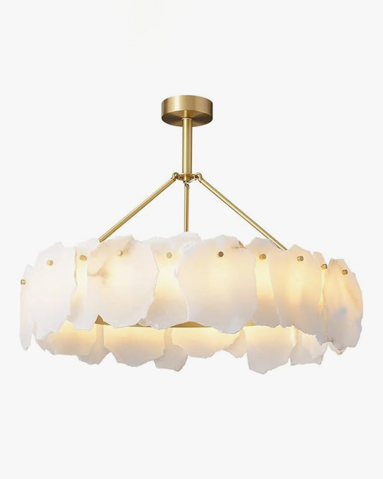 WOW Alabaster Round Chandelier-wow2392a