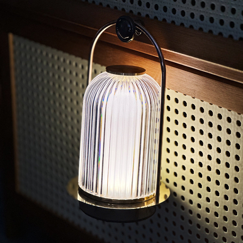 Luxe Art Deco Gold Lantern