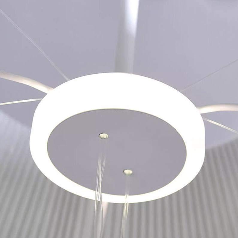 Pleated Umbrella Simple Fabric Pendant Lights