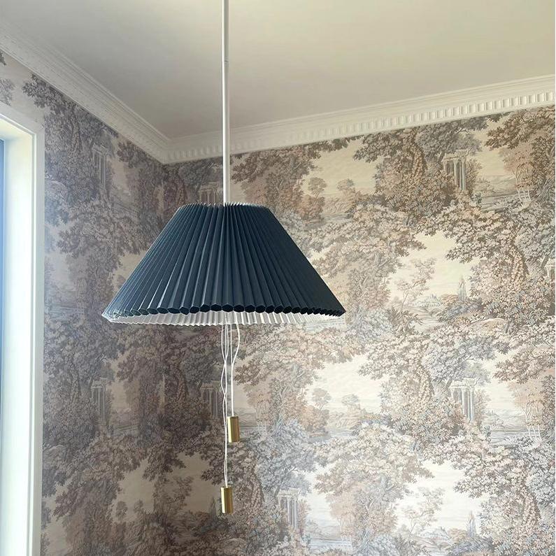 Pleated Umbrella Simple Fabric Pendant Lights