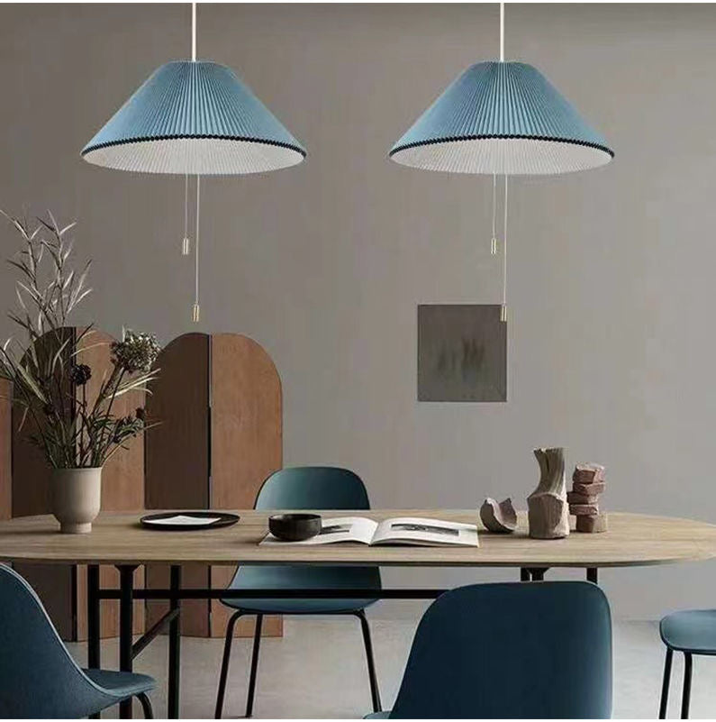 Pleated Umbrella Simple Fabric Pendant Lights
