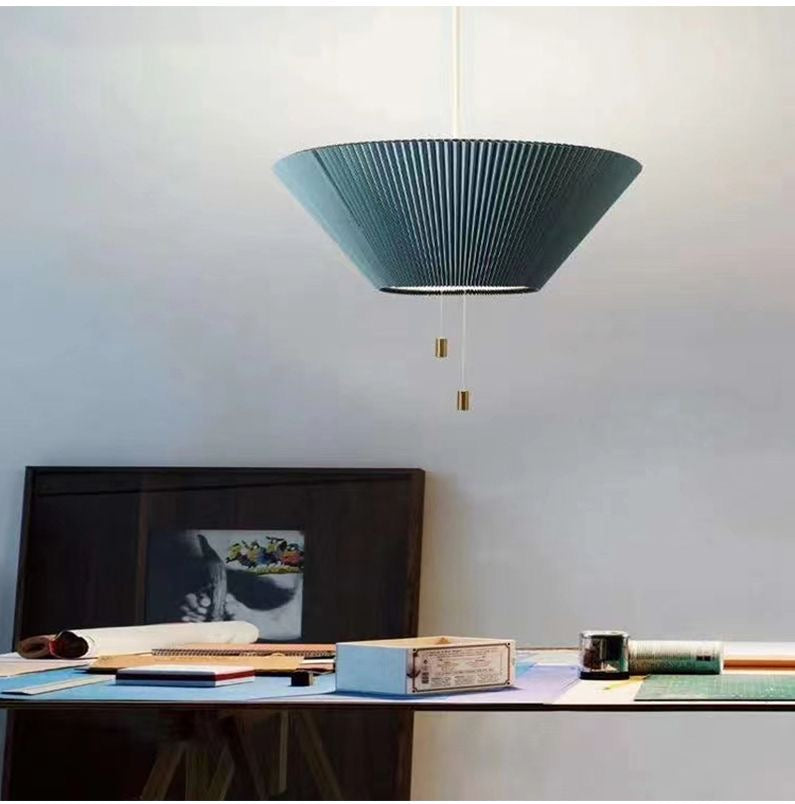 Pleated Umbrella Simple Fabric Pendant Lights