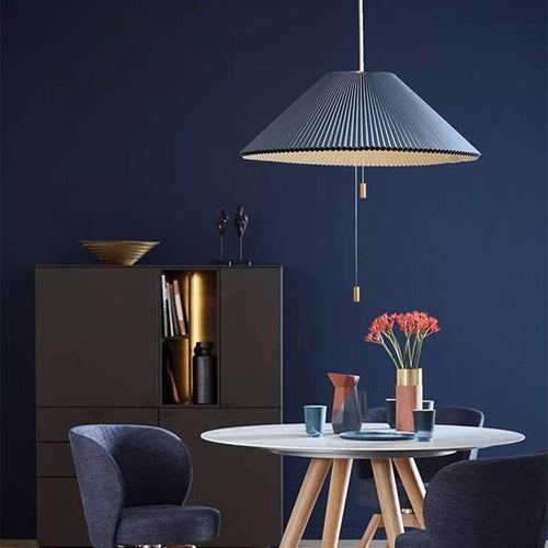Pleated Umbrella Simple Fabric Pendant Lights