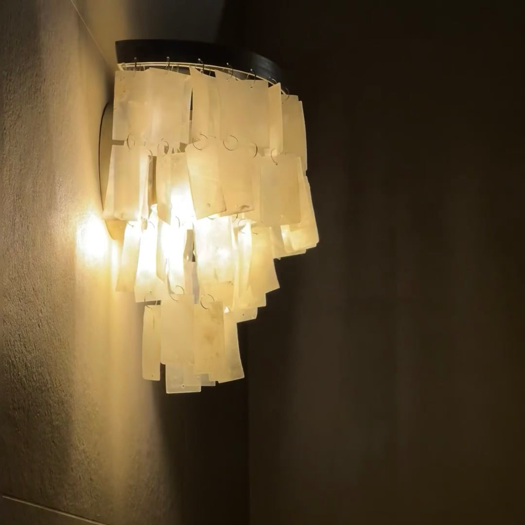 WOW Skye Shell Tiered Wall Lamp