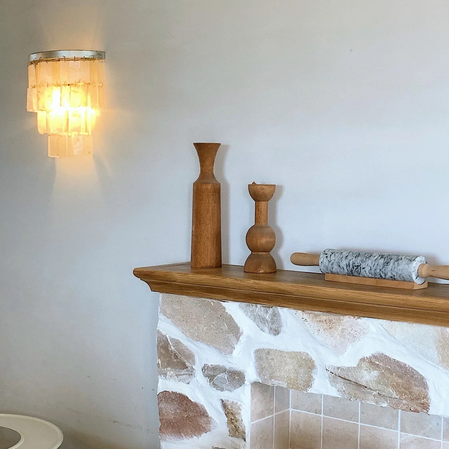 WOW Skye Shell Tiered Wall Lamp