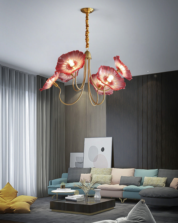 WOW Lotus Flower Arm Chandelier-wow2025