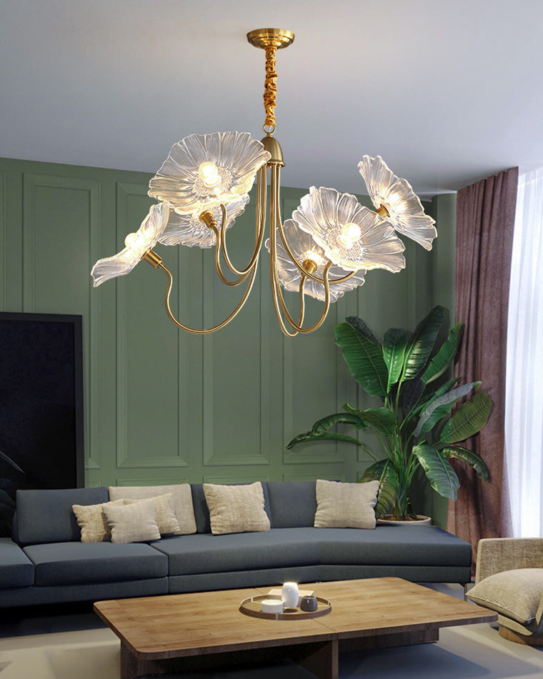 WOW Lotus Flower Arm Chandelier-wow2025