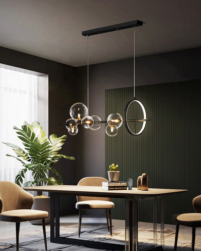 WOW Linear Glass Bubble Chandelier-WOW2040